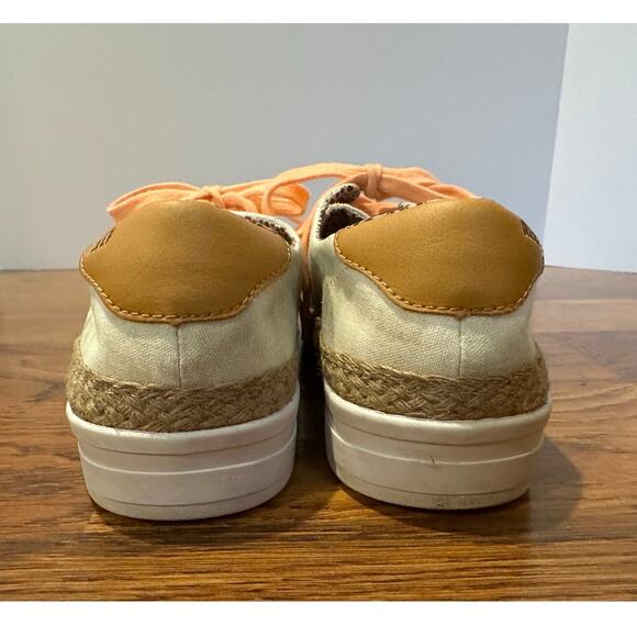 Reef Women's Cushion Sunset Casual Lace Up Shoes Washed Sand Size 9 - Picture 5 of 9